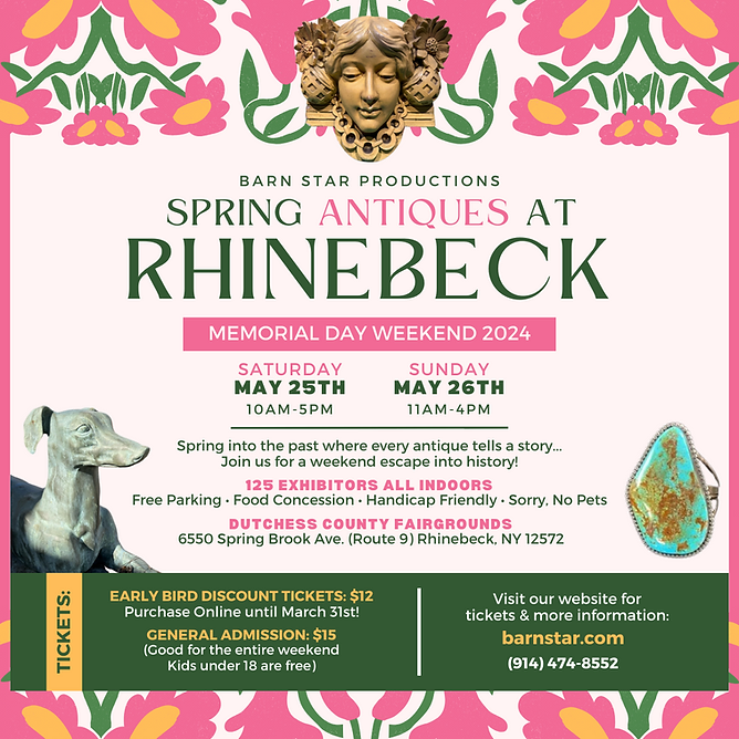 Spring Antiques at Rhinebeck New York